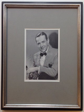 Item #261266 Framed Inscribed Photograph. Jimmy DORSEY