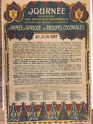 Item #261489 Journee Organisee Sur L'Initiative du Gouvernement au profit des ouvres...