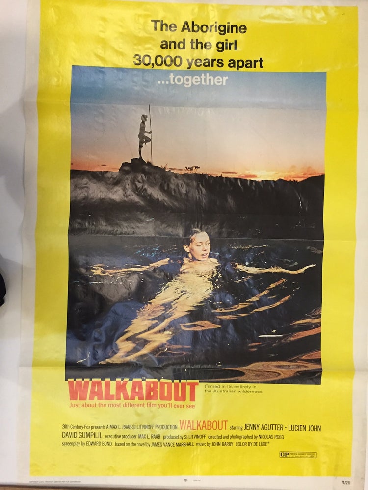 Item #261507 Walkabout Movie Poster. POSTER.