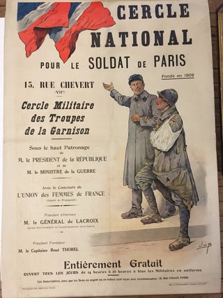 Item #261516 Cercle National pour le Soldat de Paris. JOB