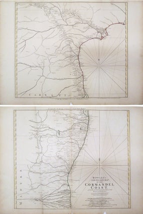 Item #262540 Bowles's New Pocket Map of the Cormandel Coast. Carington BOWLES