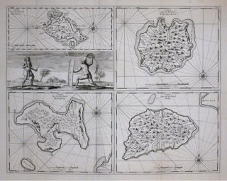 Item #263442 Caart van het Eyland Manipa / Caart van het Eyland Noessa-Laoet / Caart van het...