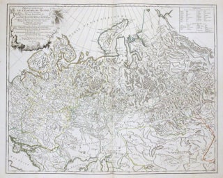 Item #264000 Partie Occidentale de l'Empire de Russie, ou se trouve distinguee la Russie...