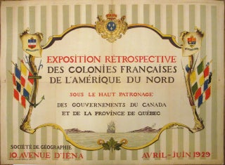 Item #265324 Exposition Retrospective des Colonies Francaises de l'Amerique du Nord. SOCIETE...