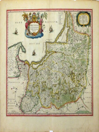 Item #265508 Prussia Accurate Descripta a Gasparo Henneberg Erlichensi. J. JANSSON