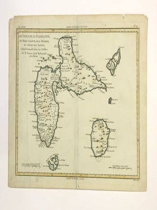 Item #265691 Les Isles de la Guadeloupe, De Marie Galante, De La Desirade. Rigobert BONNE
