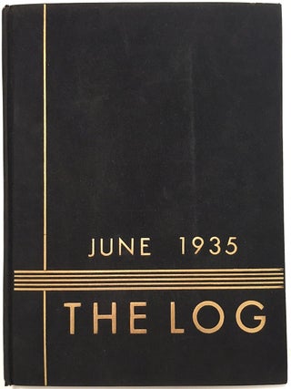 THE LOG: JUNE 1935 -- signed yearbook from James Madison High School
