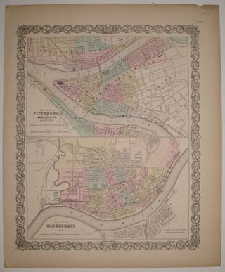 Item #266059 The Cities of Pittsburgh and Allegheny with parts of Adjacent Boroughs, Pennsylvania...