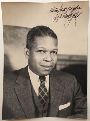 Item #266408 Inscribed Photograph as Manhattan Borough President. Hulan E. JACK