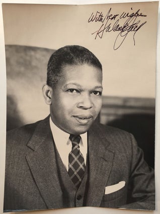 Item #266408 Inscribed Photograph as Manhattan Borough President. Hulan E. JACK, 1906 - 1986