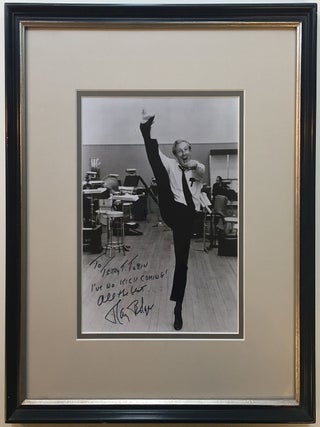 Item #266551 Framed Inscribed Photograph. Ray BOLGER
