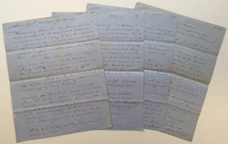 Item #266899 Historically Important Manuscript about early Firefighting alarm technology. Moses...