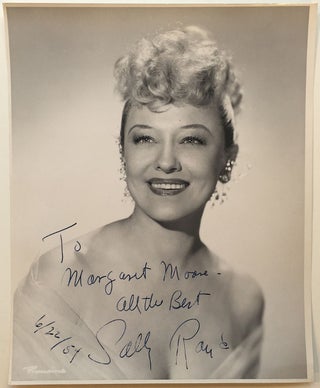 Item #267252 Inscribed Vintage Photograph. Sally RAND, 1903 - 1979