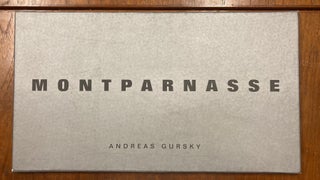 Item #267312 Andreas Gursky: Montparnasse; LACKING THE ORIGINAL PHOTOGRAPH. Andreas GURSKY, Hans...