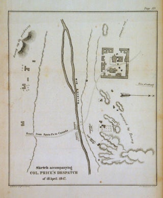 Item #267680 Sketch accompanying Col. Price's Despatch of 18 April. 1847. U S. Government
