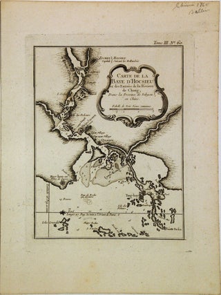 Item #267813 Carte de la Baye d'Hocsieu et des Entrees de la Riviere de Chang, Dans la...