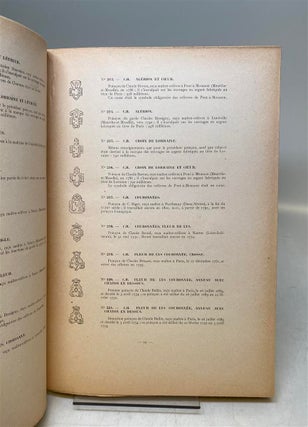 Dictionnaire des Poincons de Maitres-Orfevres Francais du XIVe Siecle a 1838.