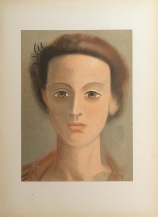 Item #268696 [COLOR LITHOGRAPHS] Derain's "Portrait of a Lady" AND Leger's "Head and Leaf" Andre...