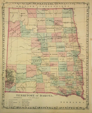 Item #269792 Territory of Dakota. Samuel Augustus Jr MITCHELL
