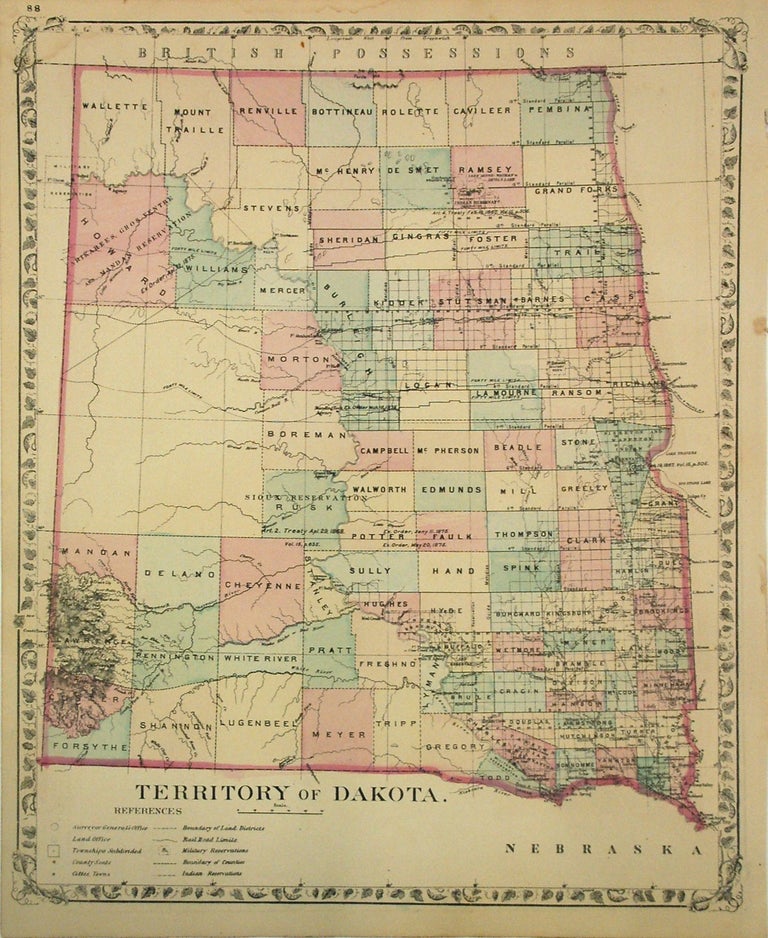 Item #269792 Territory of Dakota. Samuel Augustus Jr MITCHELL.