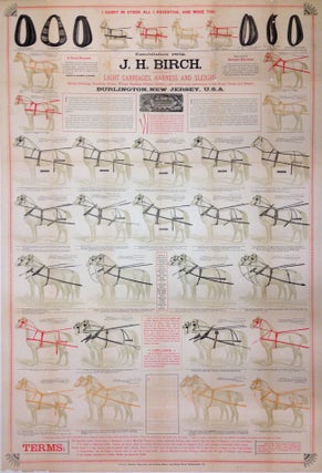 Item #270136 J. H. Birch. Light Carriages, Harness and Sleighs. CARRIAGE MONTHLY ENGRAVING,...