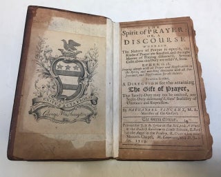 The Spirit of Prayer, Or, a Discourse Wherein the Nature of Prayer is Opened, the Kinds of Prayer are Handled, and the Right Manner of Praying Discover'd, Several Cases about this Duty are Resolved from Eph. 6, L8 (1674); [Religious book with added 19th century George Washington's bookplate, circa 1860].