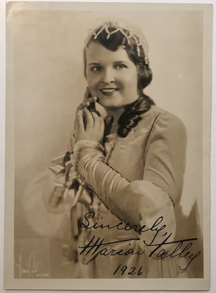 Item #270495 Signed Photograph. Marion TALLY, 1906 - 1983