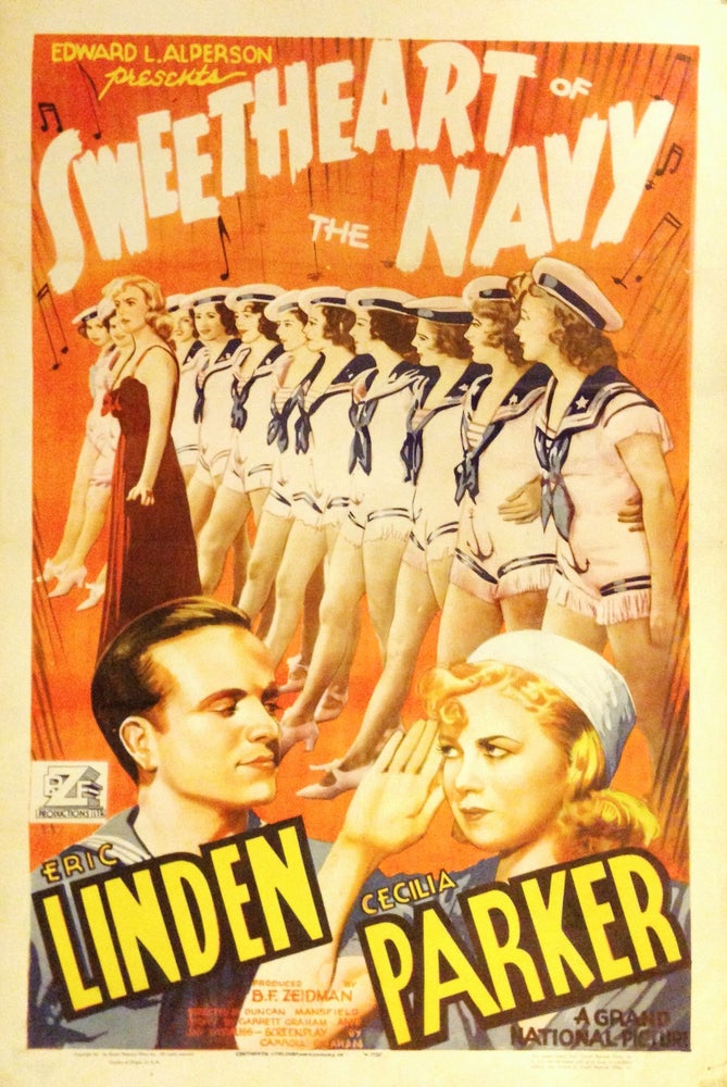 Item #271349 Edward A. Alperson presents Sweetheart of the Navy. INC GRAND NATIONAL FILMS.