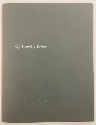 Item #271398 Cy Twombly Prints. Sienna BROWN