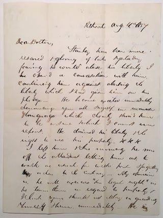 Autographed Letter Signed to a fellow doctor
