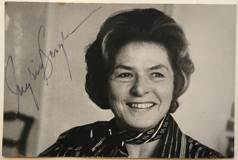 Item #272996 Signed Photograph. Ingrid BERGMAN, 1915 - 1982.
