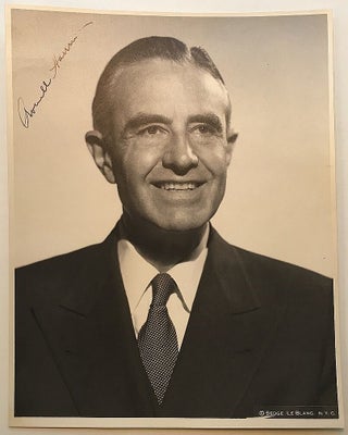 Item #273068 Signed Photograph as Governor of New York. W. Averill HARRIMAN