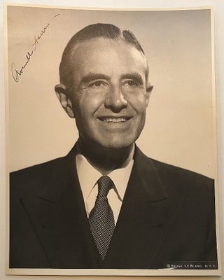 Item #273068 Signed Photograph as Governor of New York. W. Averill HARRIMAN, 1891 - 1986