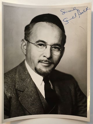 Item #273976 Signed Photograph. Samuel BELKIN