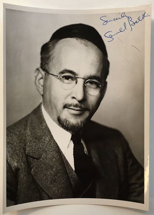 Item #273976 Signed Photograph. Samuel BELKIN, 1911 - 1976