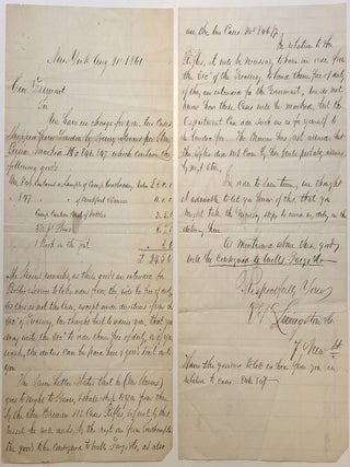 Item #274290 Historically important War-date Autographed Endorsement Signed. John C. FREMONT