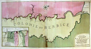 Item #275102 Nieuwe gemeten kaart van de colonie de Berbice: met der zelver plantagien en de...