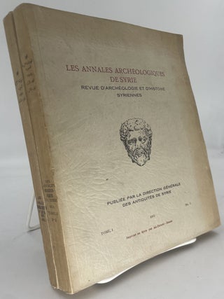 Item #276878 Les Annales Archeologiques de Syrie; Tome I , vols 1 & 2. SYRIAN ARCHEAOLOGY