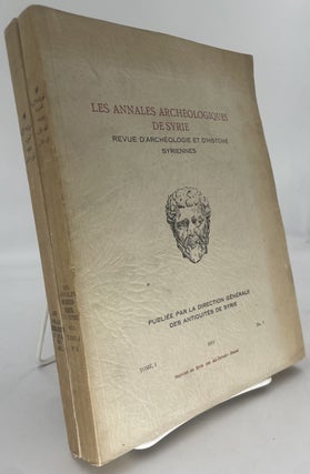 Item #276878 Les Annales Archeologiques de Syrie; Tome I , vols 1 & 2. SYRIAN ARCHEAOLOGY