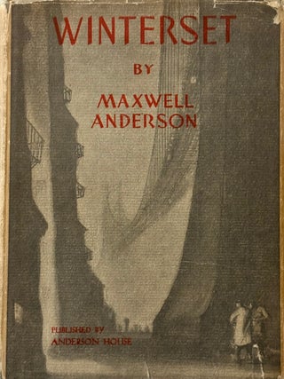 Item #277818 Winterset. Maxwell ANDERSON