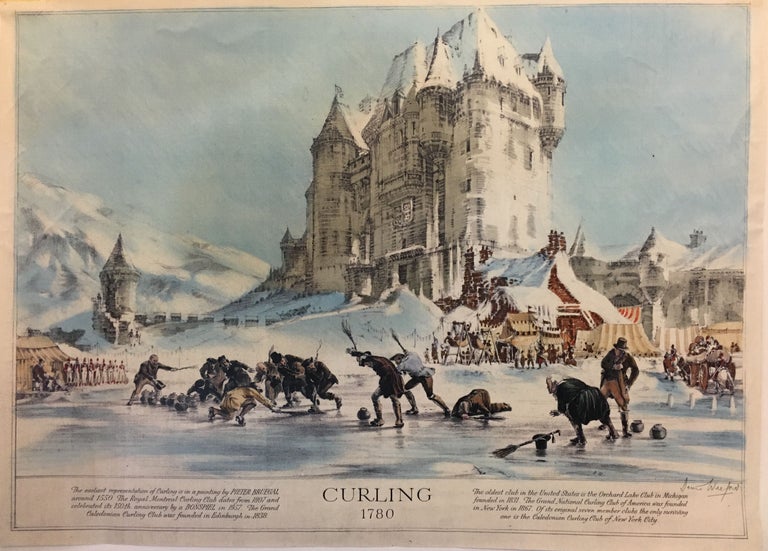 Item #278794 Curling 1780. Denis WREFORD.