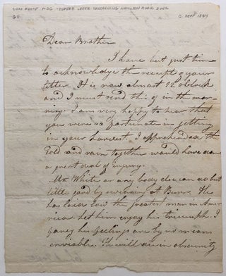 Item #278871 Outstanding Autographed Letter Signed about the Alexander Hamilton / Aaron Burr...