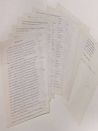 Item #278980 Souvenir Signed Typescript. George C. KENNEY