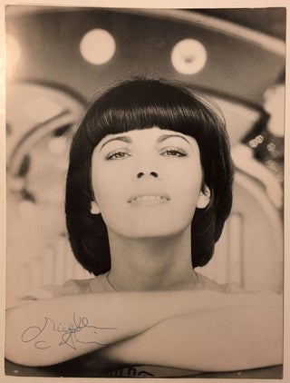 Item #279000 Signed promotional photograph. Mireille MATHIEU, 1946