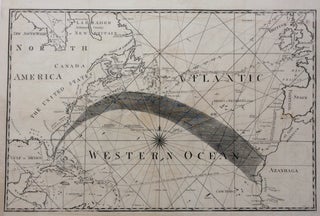 Item #279374 Gulf Stream Map - Atlantic or Western Ocean. Benjamin JONES