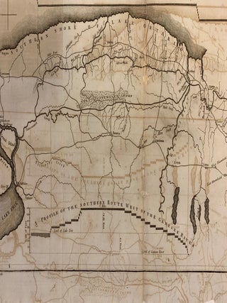 Item #279602 Map and Profile of the Proposed Canal from Lake Erie to Hudson River; Erie Canal...