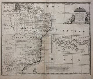 Item #279744 A New & Accurate Map of Brasil. Divided into its Captainships; Drawn from the most...
