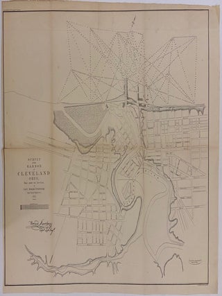 Item #279849 Survey of the Harbor of Cleveland, Ohio.; Made under the direction, of Capt. Howard...