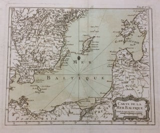 Item #279927 Carte de la Mer Baltique. Jacques Nicolas BELLIN