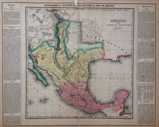 Item #279934 Geographical, Statistical, and Historical Map of Mexico. CAREY, LEA